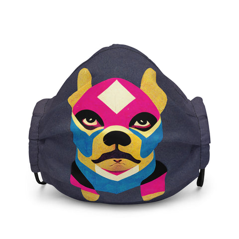 Lucha Pup Face Mask
