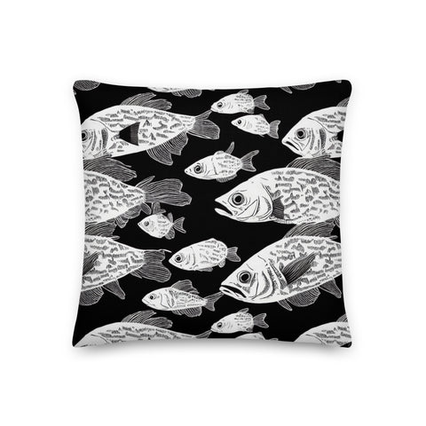 School Of Fish Pillow