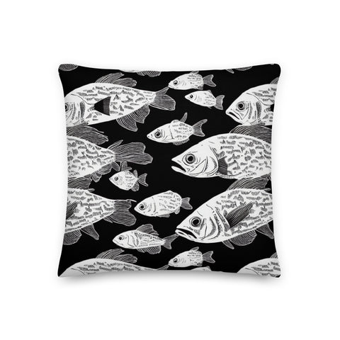 School Of Fish Pillow
