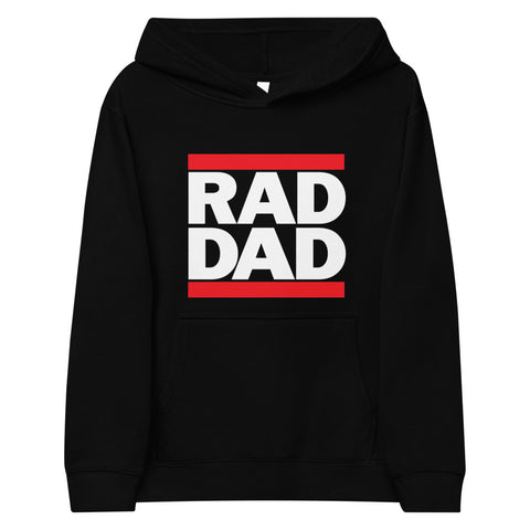 Rad Dad - Kids Black Hoodie