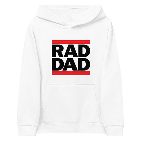 Rad Dad - Kids White Hoodie