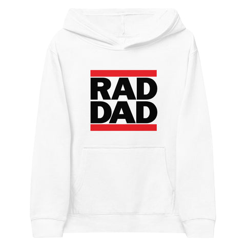 Rad Dad Kids Hoodie - White