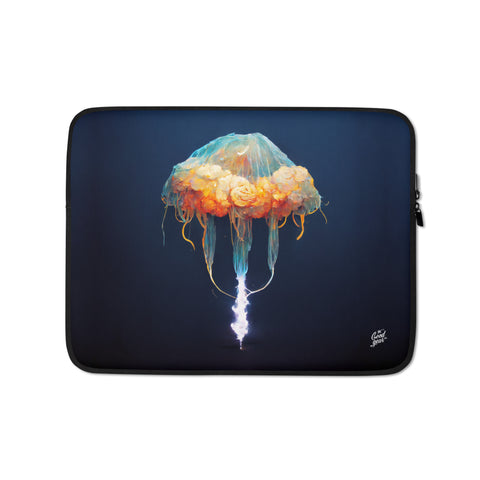Electric Jellyfish Laptop Sleeve