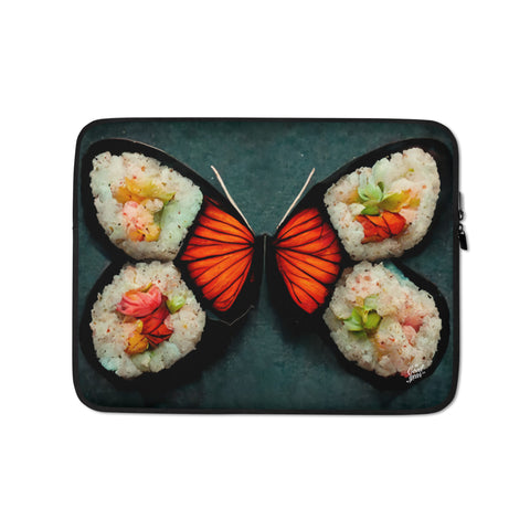 Butterfly Sushi Laptop Sleeve