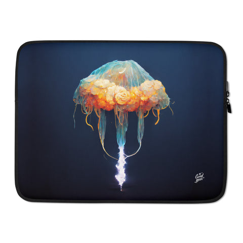 Electric Jellyfish Laptop Sleeve
