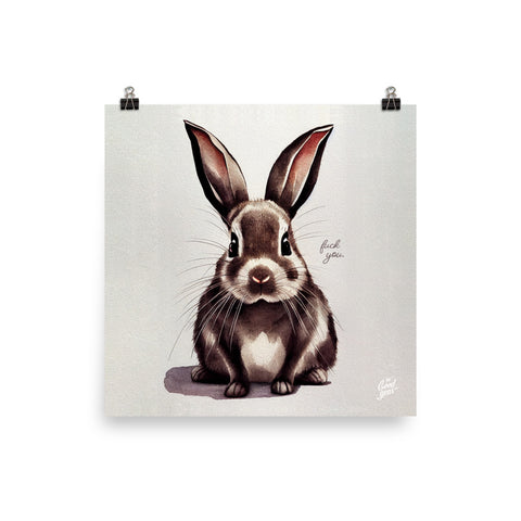 Bitter Bunny Poster