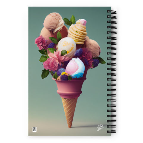 Ice Cream Bouquet Notebook
