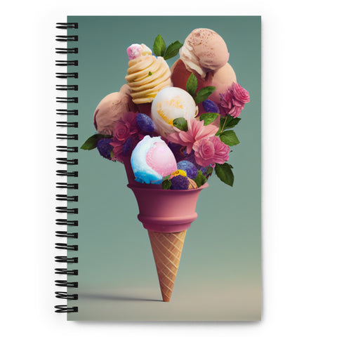 Ice Cream Bouquet Notebook