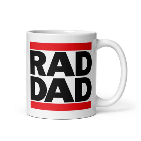 Rad Dad Mug - White